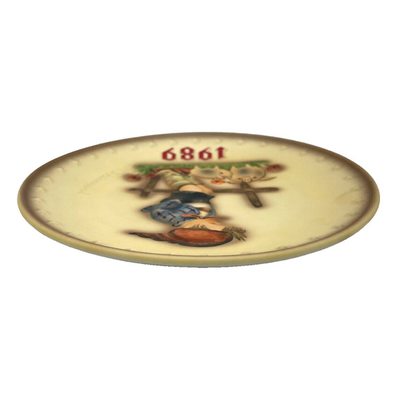 Vintage Goebel M.J HUMMEL 19th Annual Plate 1989 1pc Memorabilia W/ Box - Picture 5 of 14